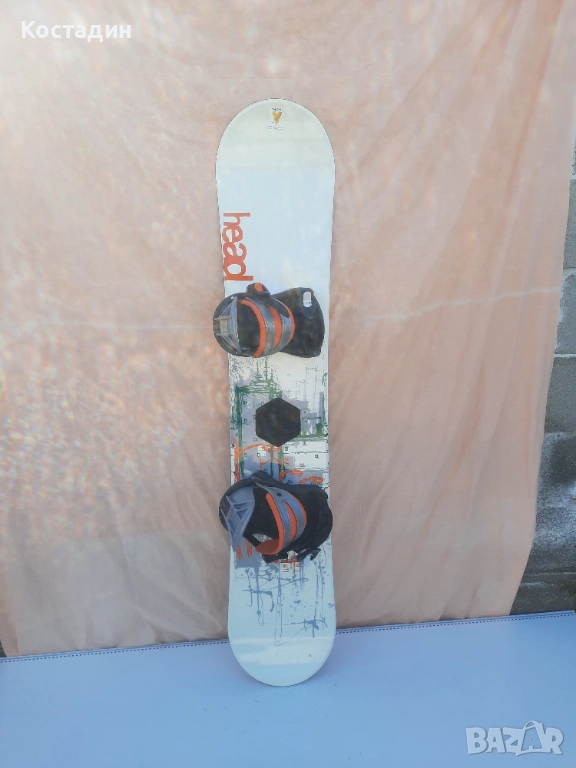 Сноуборд HEAD 135см.   с автомати. , снимка 1