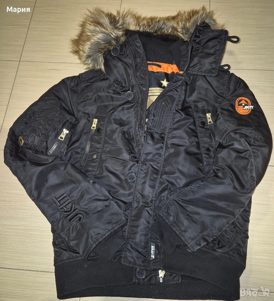 Оригинално зимно мъжко яке тип бомбър, снимка 1