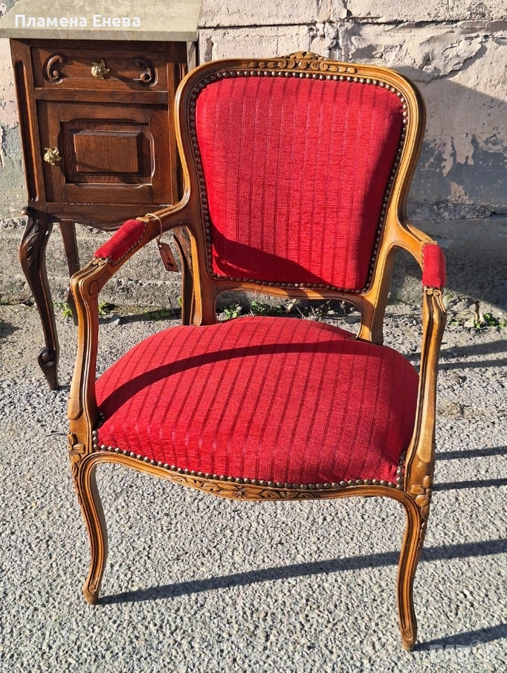 Реновирано френско кресло, снимка 1