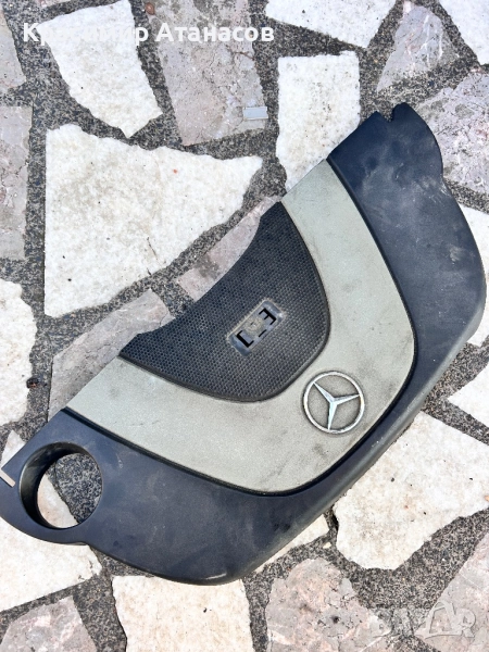 A2720101067. Декоративен капак двигател за Мерцедес E-Класа W211. Бензин 3.5, снимка 1