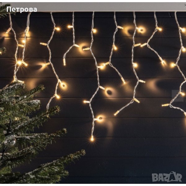 LED лампички за коледна украса-3 метра,топло бяло/лампички за украса , снимка 1