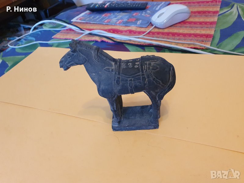 керамична статуетка на кон от Теракотената армия от Сиан, снимка 1