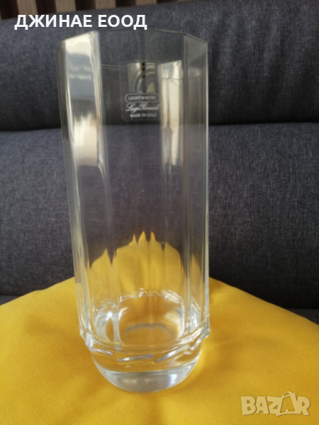  Комплект Кристални  чаши за  безалкохолно  и вода  - 4 броя, снимка 1