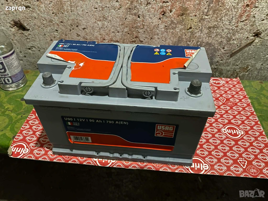 Почти нов акумулатор 90 ам/ч 790 А с гаранция, снимка 1