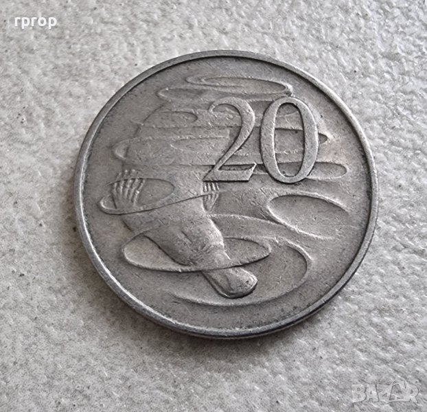 Монети. Австралия.  20  цента .  1967 година., снимка 1