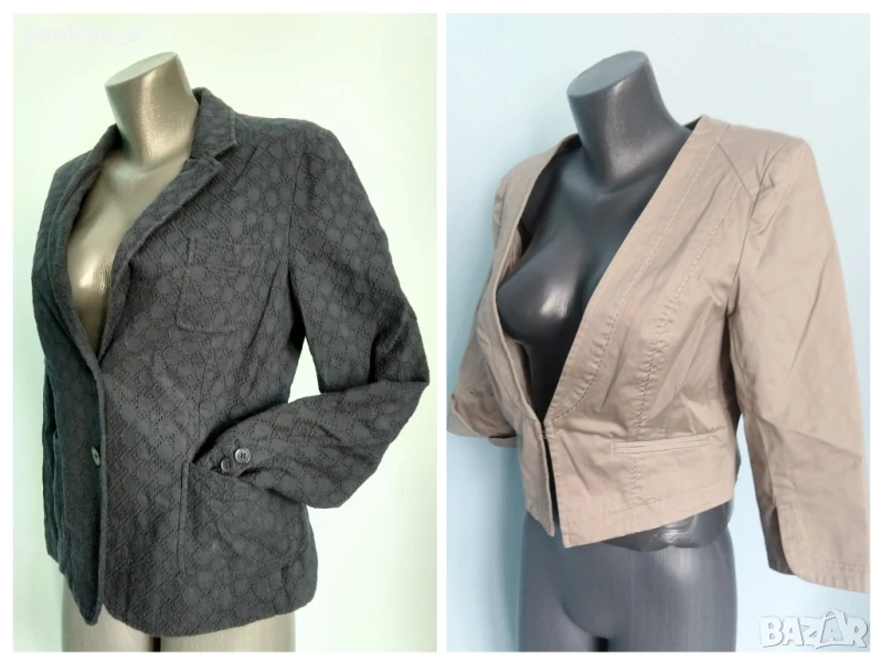 Два броя / Уникално дантелено и дънково сако с хастар "Gant" и "SYS" by Steps, снимка 1