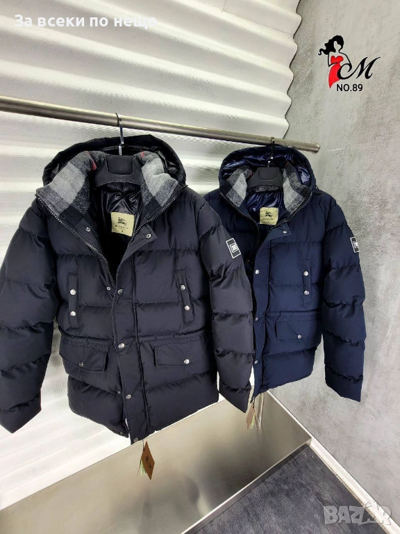 Burberry Мъжко Зимно Яке С Качулка - 2 Налични Цвята Код SK328, снимка 1
