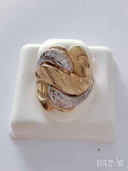 Златен пръстен 48838, снимка 1