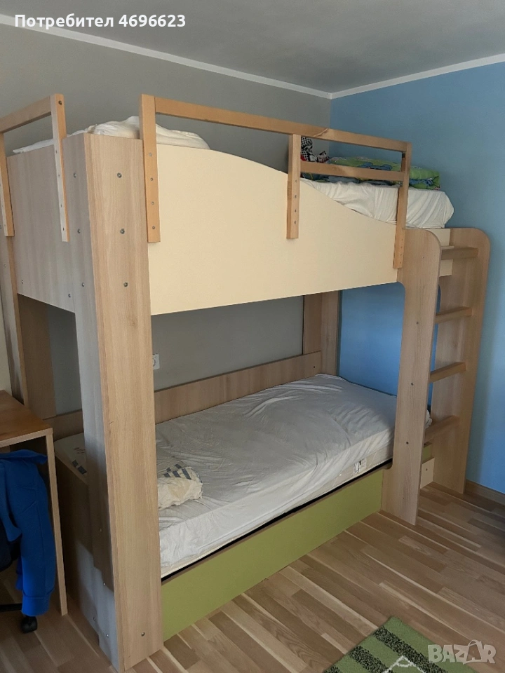 Детско двуетажно легло, снимка 1