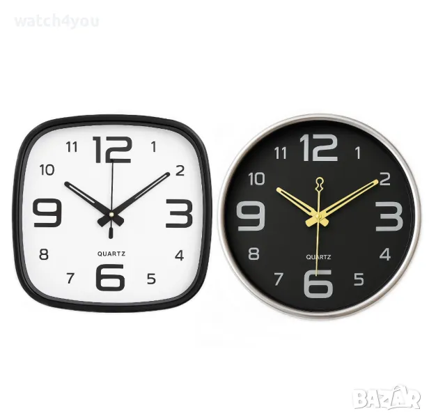 НОВ КАЧЕСТВЕН СТЕНЕН ЧАСОВНИК.СТЕННИ ЧАСОВНИЦИ С ГОЛЕМИ ЦИФРИ.STENEN CHASOVNIK WALL CLOCK, снимка 1