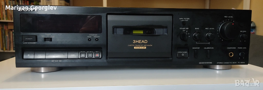 Sony TC-K611S – Висок клас 3-глав дек с Dolby S, снимка 1