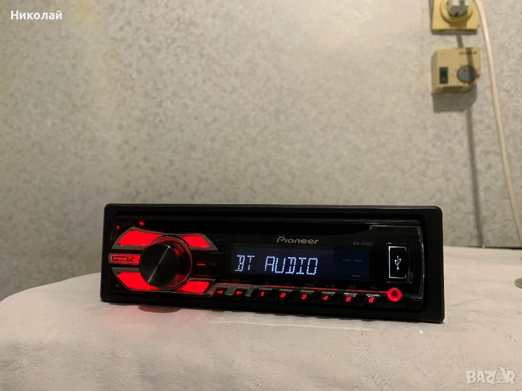 Авто Cd Pioneer Bluetooth , снимка 1