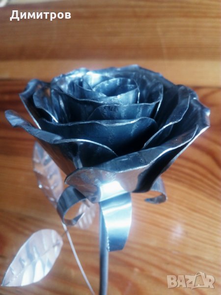 Роза от метал, снимка 1