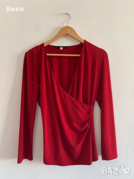 Дамска червена блуза, снимка 1