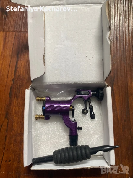 Машинка за татуиране лилава, снимка 1