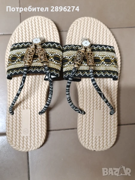 !!!Сезонно намаление. 13 лв. !!! Дамски летни чехли , снимка 1