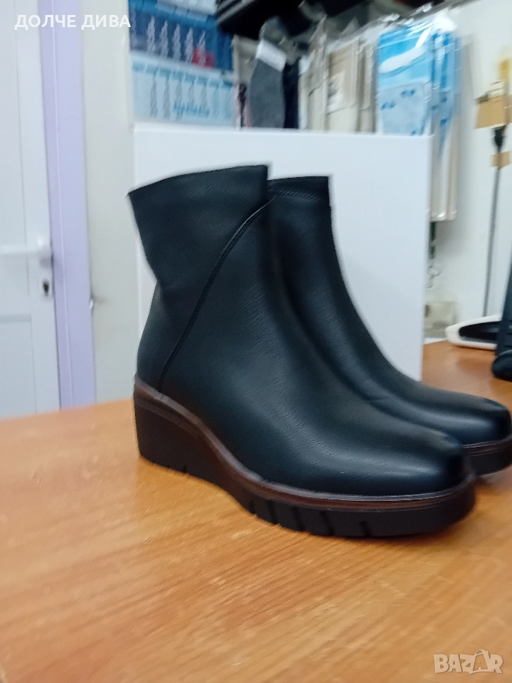 Намаление Дам.боти м 5185 черни , снимка 1