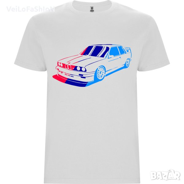 Нова мъжка тениска БМВ (BMW M POWER) в бял цвят, снимка 1