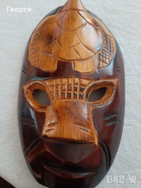 Африканска дървена маска, снимка 1