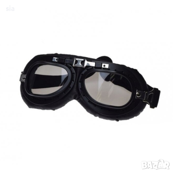 Мото очила, 20см x 9см,черен, снимка 1