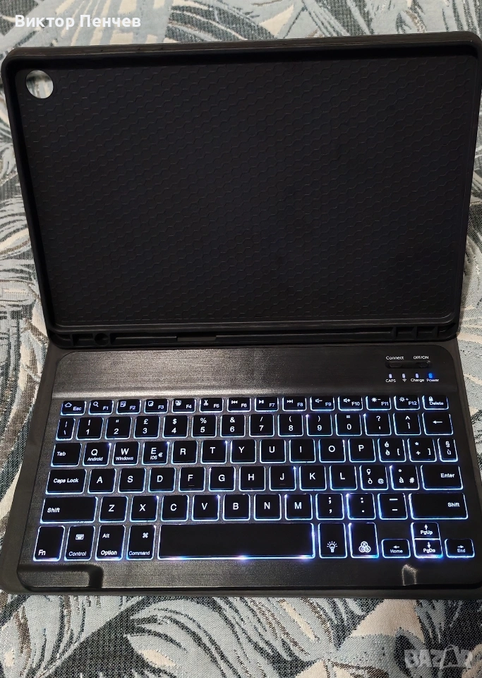 Калъф с клавиатура за Samsung Galaxy Tab A9 Plus, снимка 1