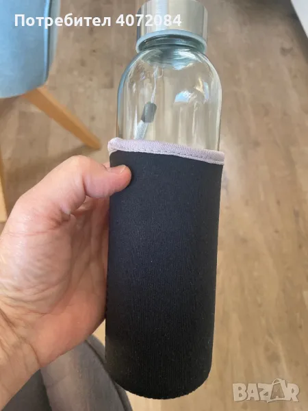 Нова, стъклена бутилка , снимка 1