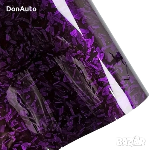 Винил "Кован карбон" лилав, снимка 1