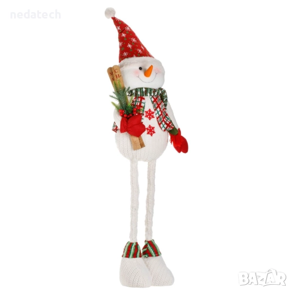 Снежен човек с телескопични крака и ски, 100–140 см, снимка 1