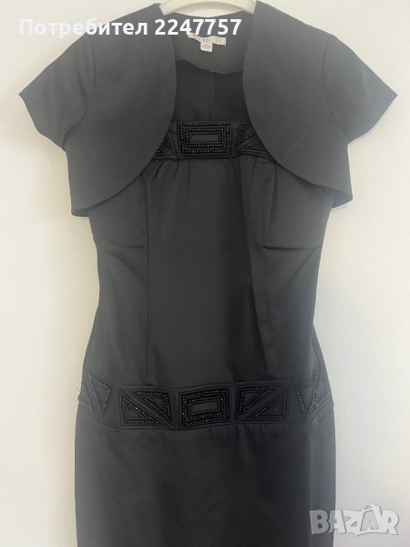 Нова черна къса рокля с Болеро , снимка 1