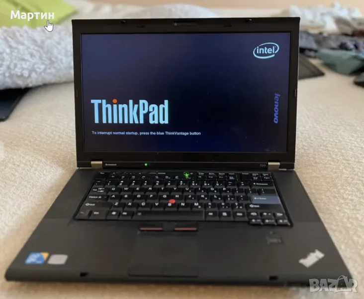 Lenovo ThinkPad T510 лаптоп I5 8gb. + SSD + чанта , снимка 1