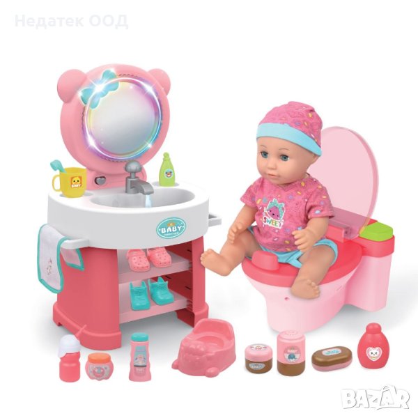 Бебе кукла на гърне, светлина и музика, снимка 1