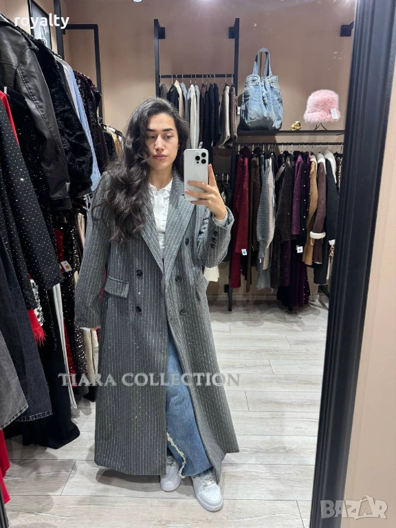 Дълго Дамско Палто , снимка 1