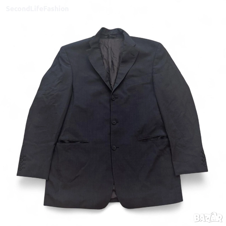 Винтидж вълнено черно сако Pierre Balmain, размер 52, снимка 1