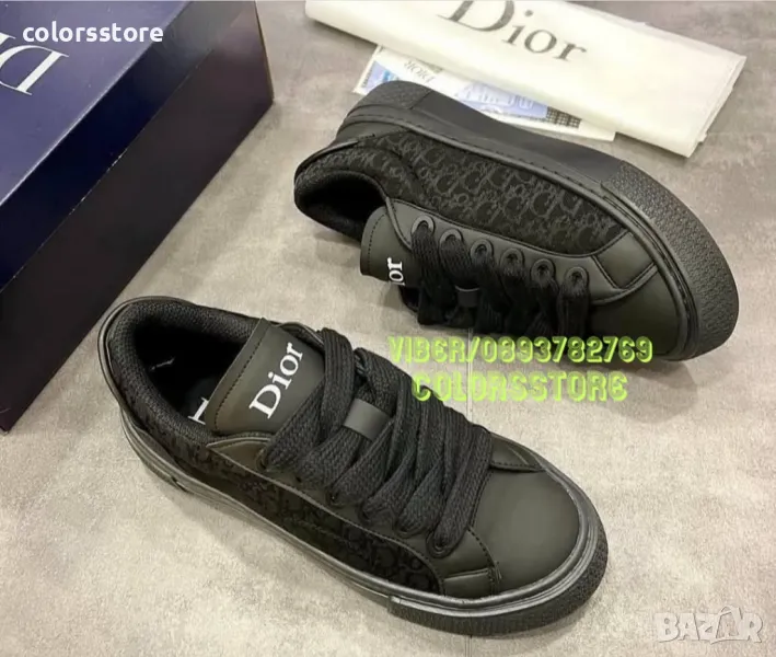 Мъжки черни кецове Dior/BR456a, снимка 1