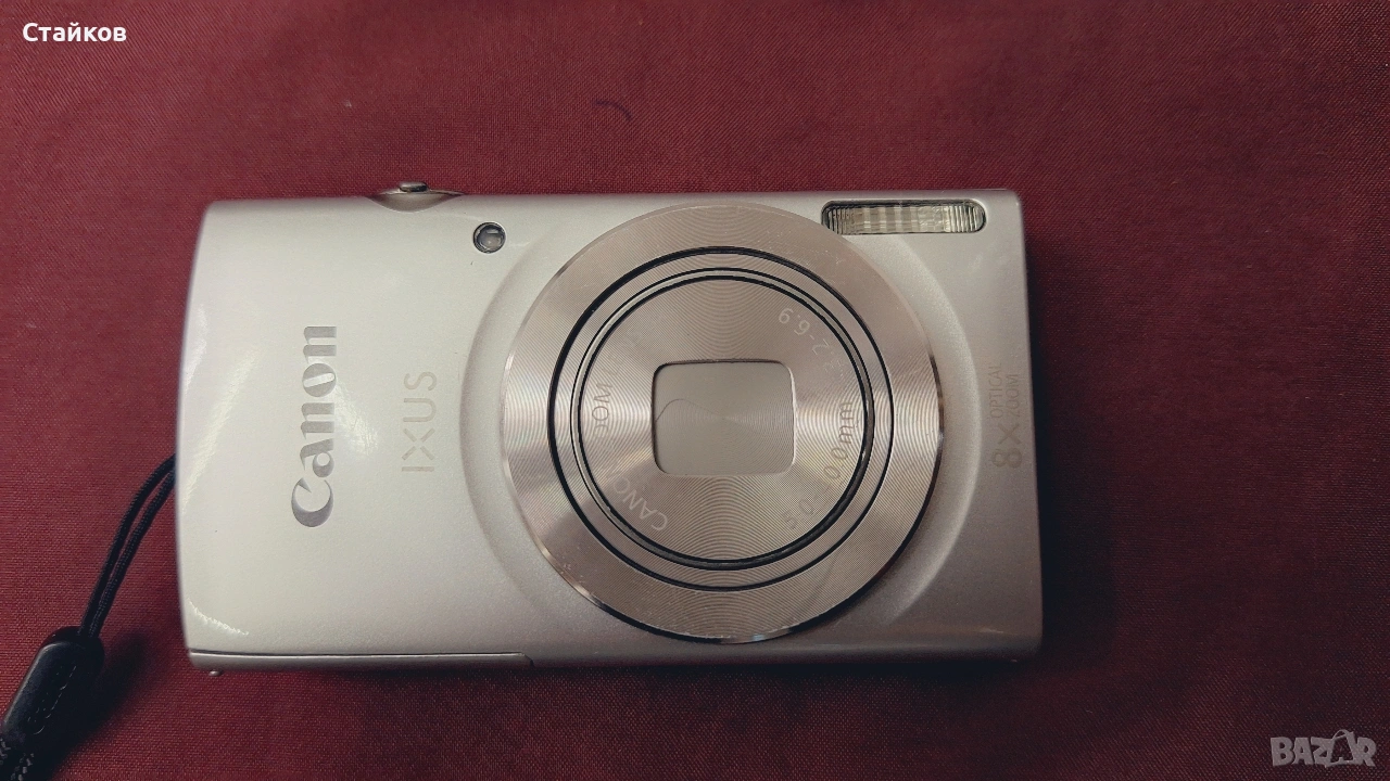 цифров фотоапарат Canon IXUS 175, 20.1MP, Silver,като НОВ , снимка 1