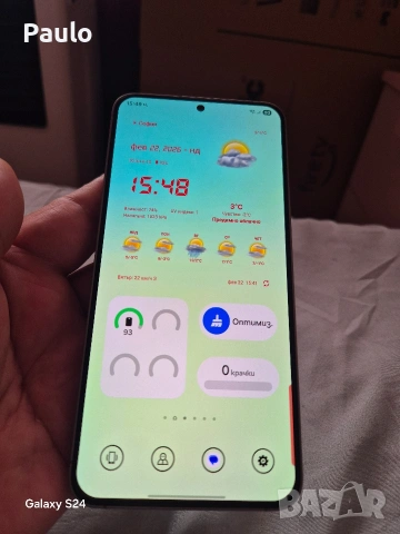 Samsung Galazy S25plus, 256gb Silver Shadow,Гаранция, снимка 4 - Samsung - 53582700