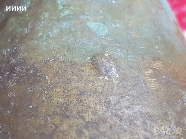 Бронзов чан звънец  9,5 см , снимка 5 - Антикварни и старинни предмети - 53343426