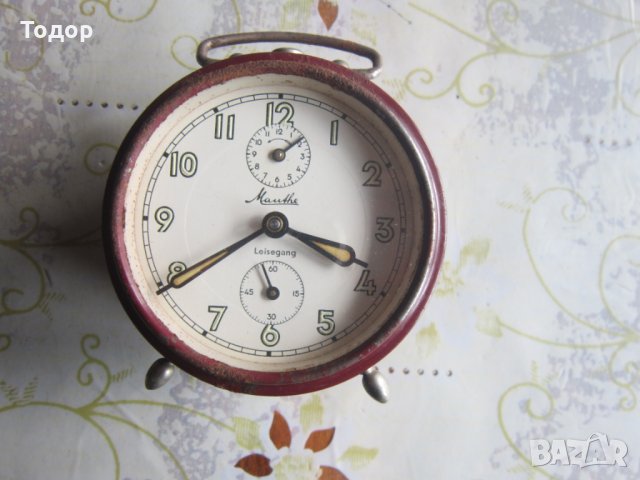 Старинен  немски часовник Будилник , снимка 3 - Други - 28341394