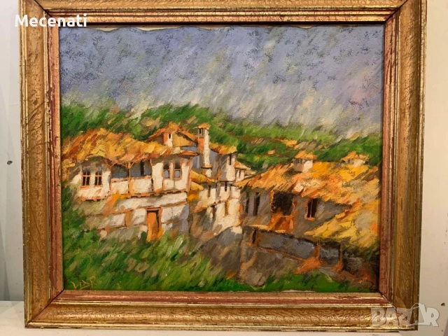Картина ДИМИТЪР ЛОПАРСКИ масло, снимка 3 - Картини - 53124087