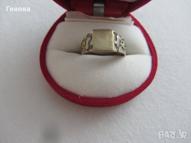 Мъжки сребърен пръстен, снимка 2 - Пръстени - 37188212