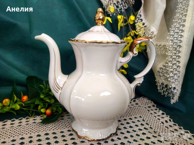 Johann Seltmann чайник от 1917-1934 г. Прелест! , снимка 4 - Други - 51742163