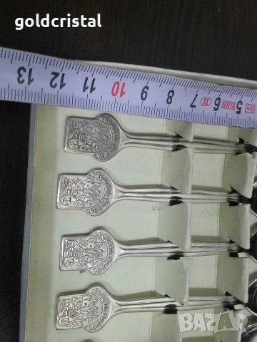 стари български лъжички неръждаеми Велико Търново , снимка 4 - Антикварни и старинни предмети - 52907766