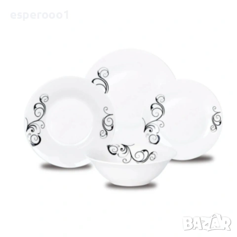 Чинии порцелан -24 части, снимка 3 - Сервизи - 53306828