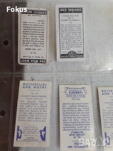 КОЛЕКЦИОНЕРСКИ КАРТИ СТИКЕРИ ПЕПЕРУДИ ИНДИАНЦИ КАУБОЙЦИ, снимка 7 - Антикварни и старинни предмети - 53512468