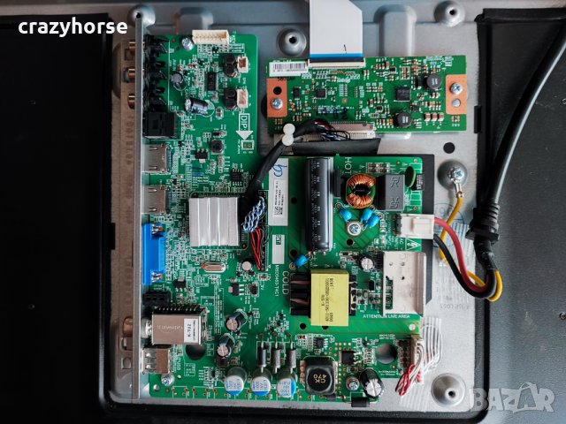 Телевизор Tesla 32K307BH със счупен LCD панел, снимка 3 - Телевизори - 43370444