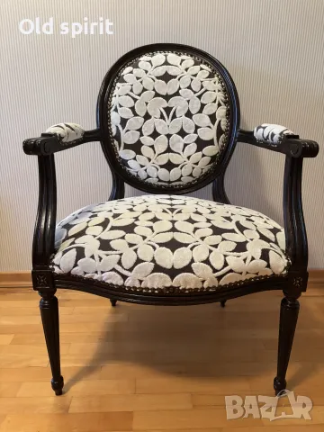  Антикварно кресло, изработено в периода 1910-1920 г. , снимка 2 - Антикварни и старинни предмети - 48270164