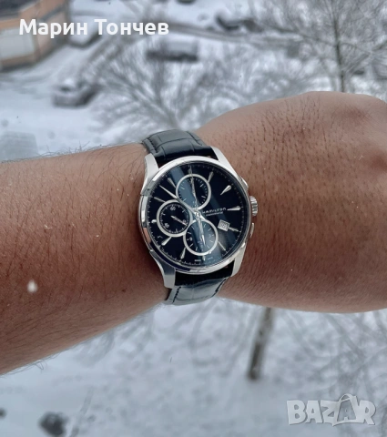 Hamilton Jazzmaster Auto Chrono H32596731, снимка 8 - Мъжки - 53570494