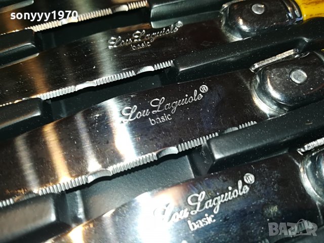 france-lou laguiole x 6 маркови ножа 2907221938, снимка 5 - Колекции - 37536761