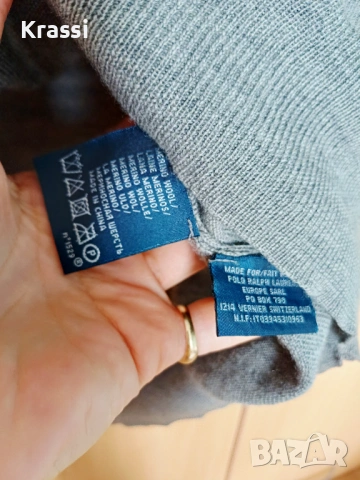 Мъжки пуловер от вълна Polo by Ralph Lauren XL, снимка 7 - Пуловери - 53221291