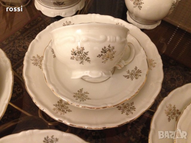 Vintage. Нов. Немски сервиз за кафе/чай и десерт за 4 човека. , снимка 7 - Антикварни и старинни предмети - 33384109